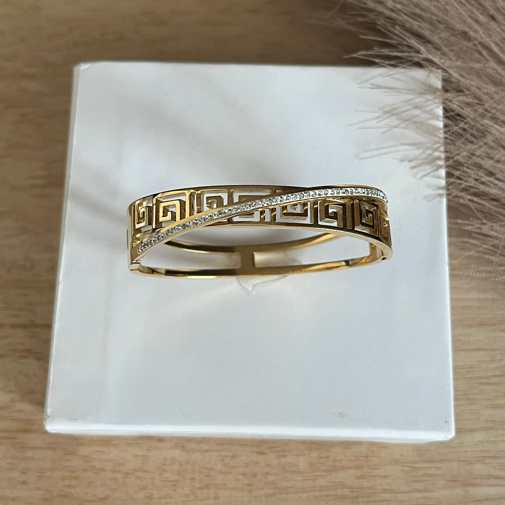 Greek Luxe Cuff Bracelet |Standard Size