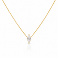Marquise Solitaire Necklace