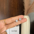 Solitaire silver studs (flat back)
