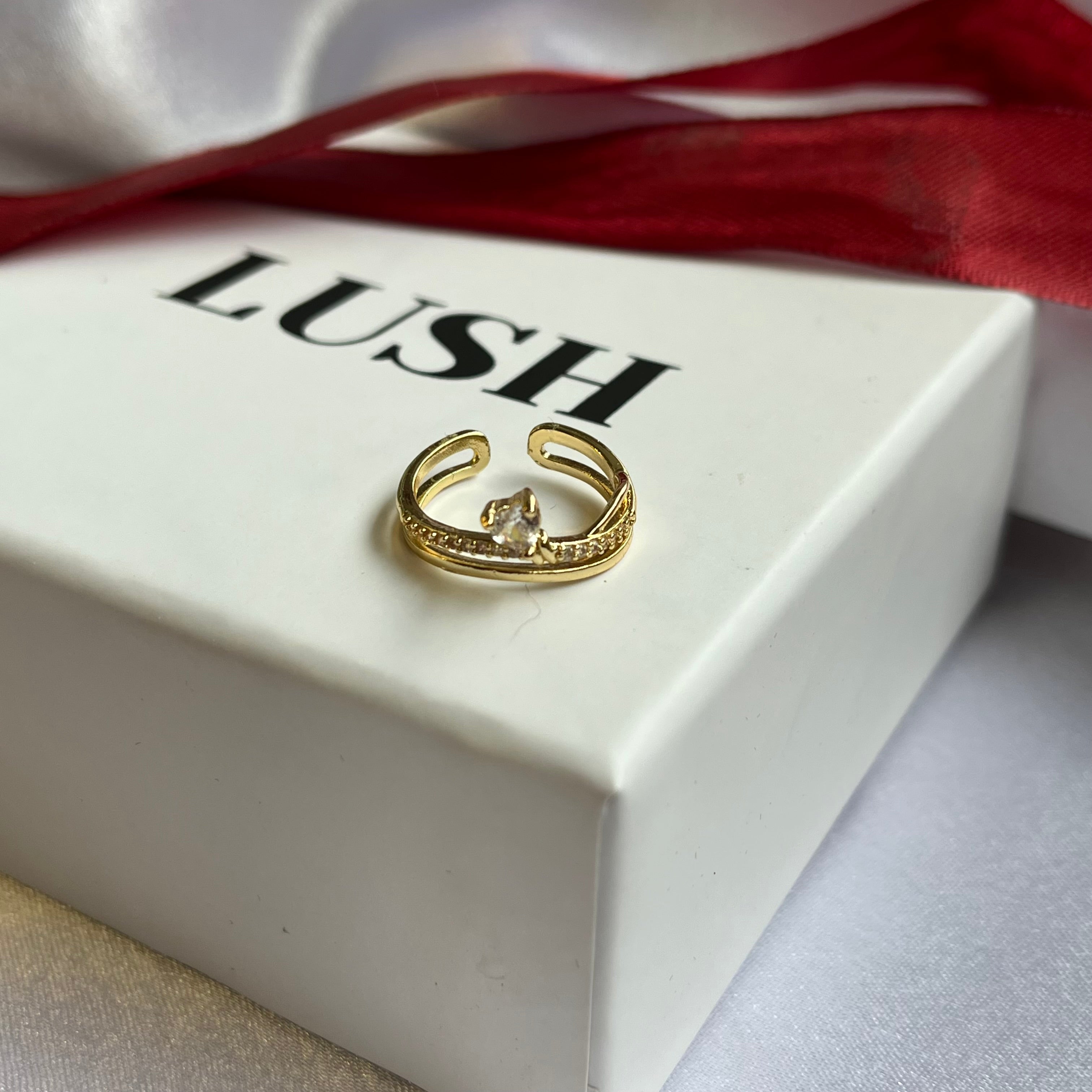 Aura Solitaire Ring