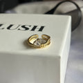 Radiant Heart Peak Solitaire Ring