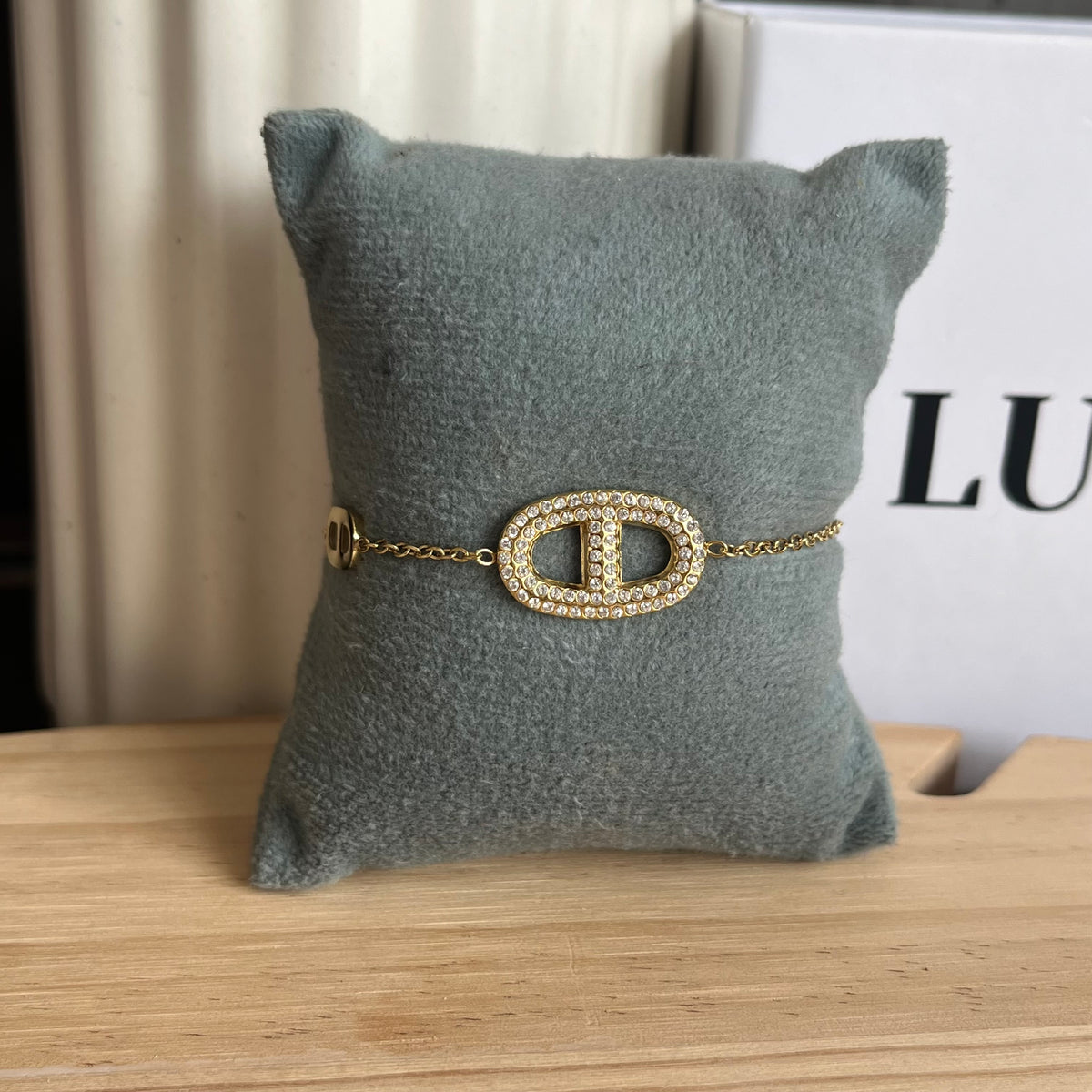 Crystal Buckle Bracelet