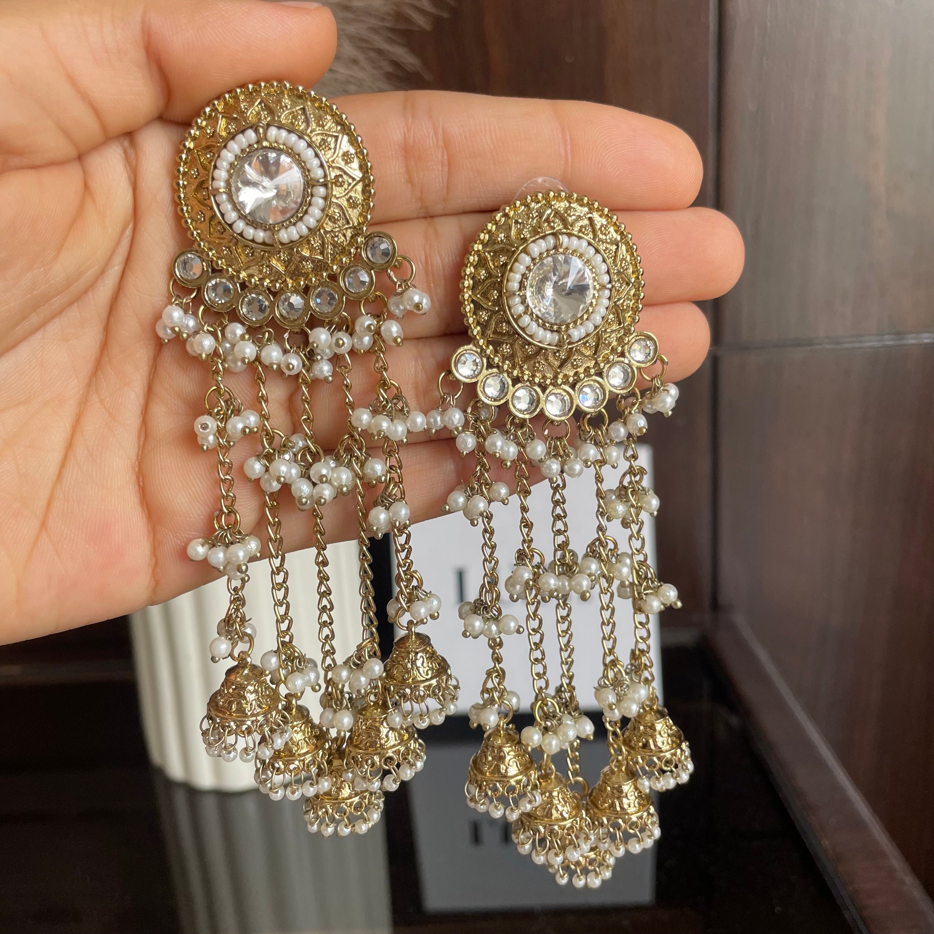 Mehr Jhumki Tassel Earrings