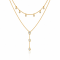 Crystal Cascade Y-Necklace