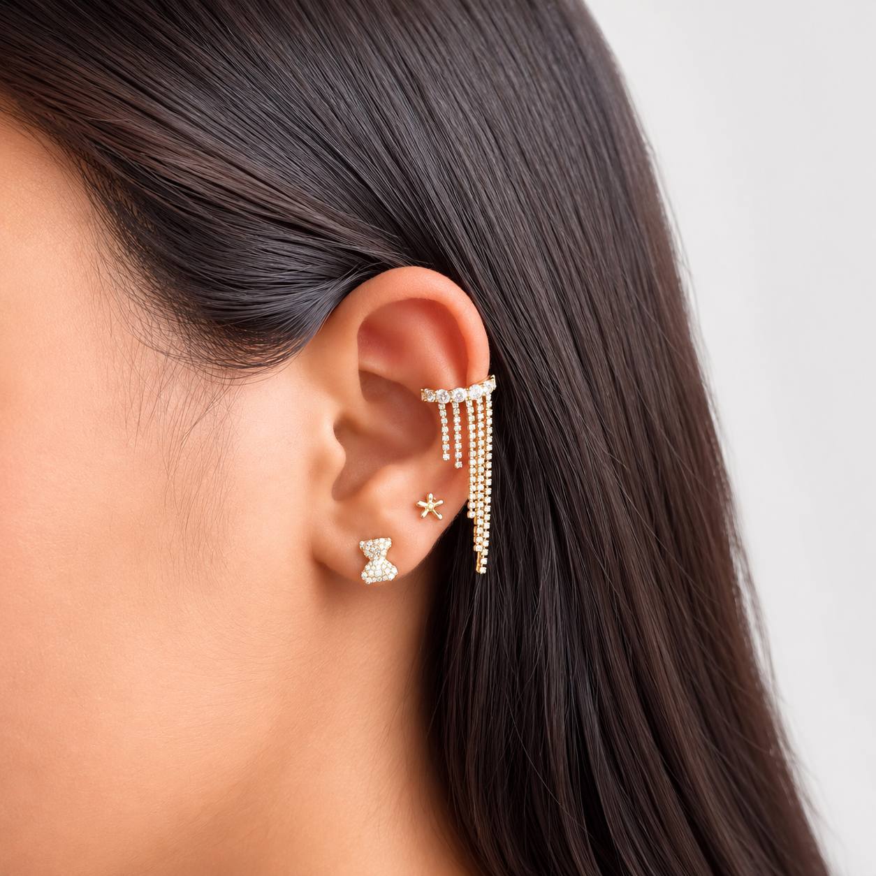 Starlight Drape Ear Cuff