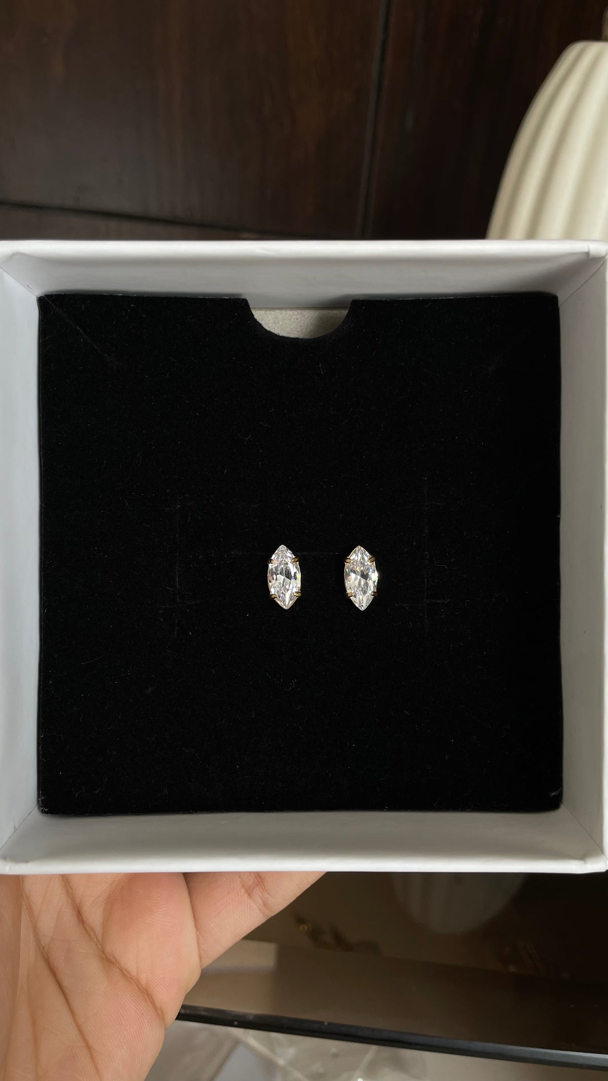 Marquise Crystal Studs