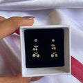 Love cherry earrings(set of 3)