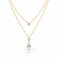 Celeste Layered Drop Necklace