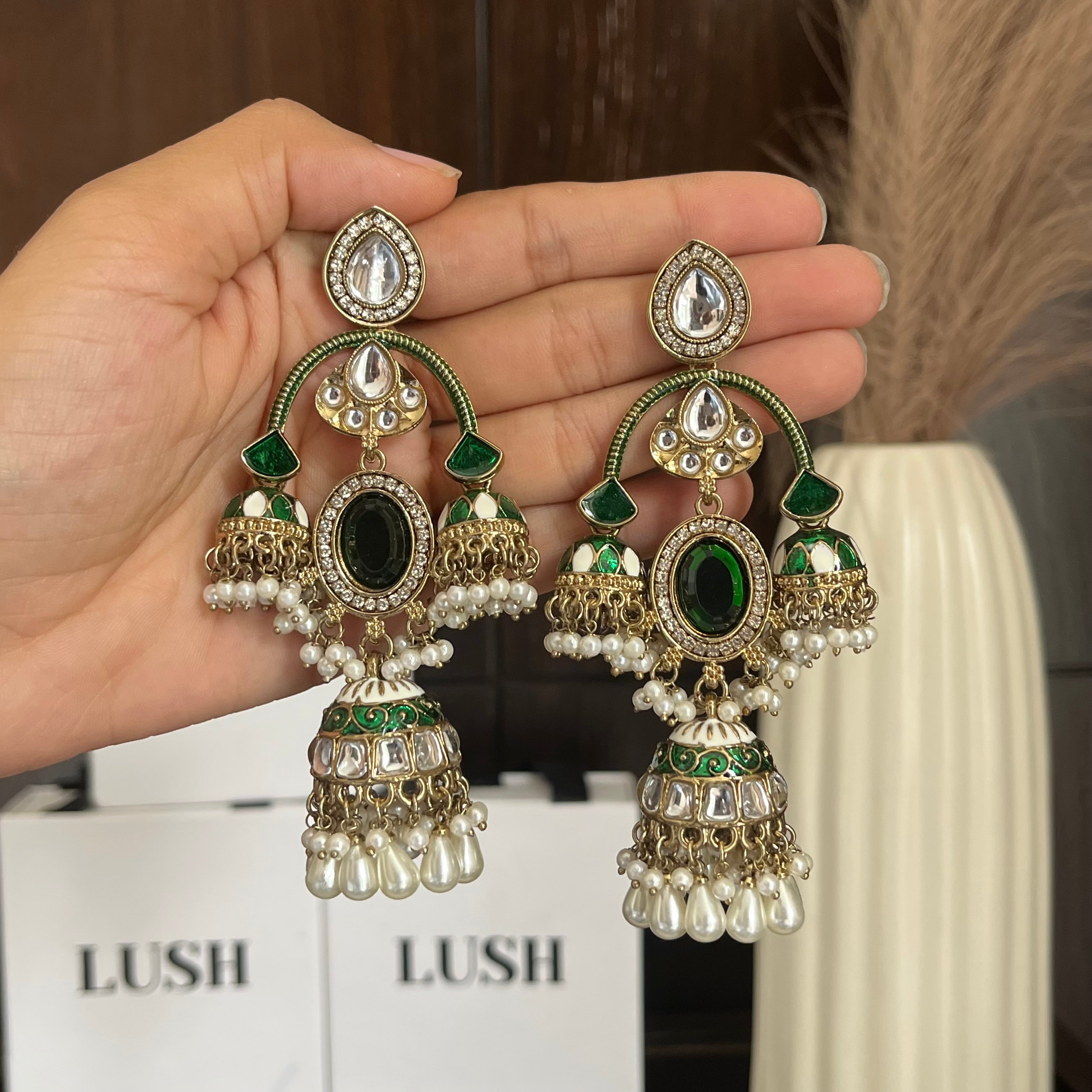 Royale jhumka earrings