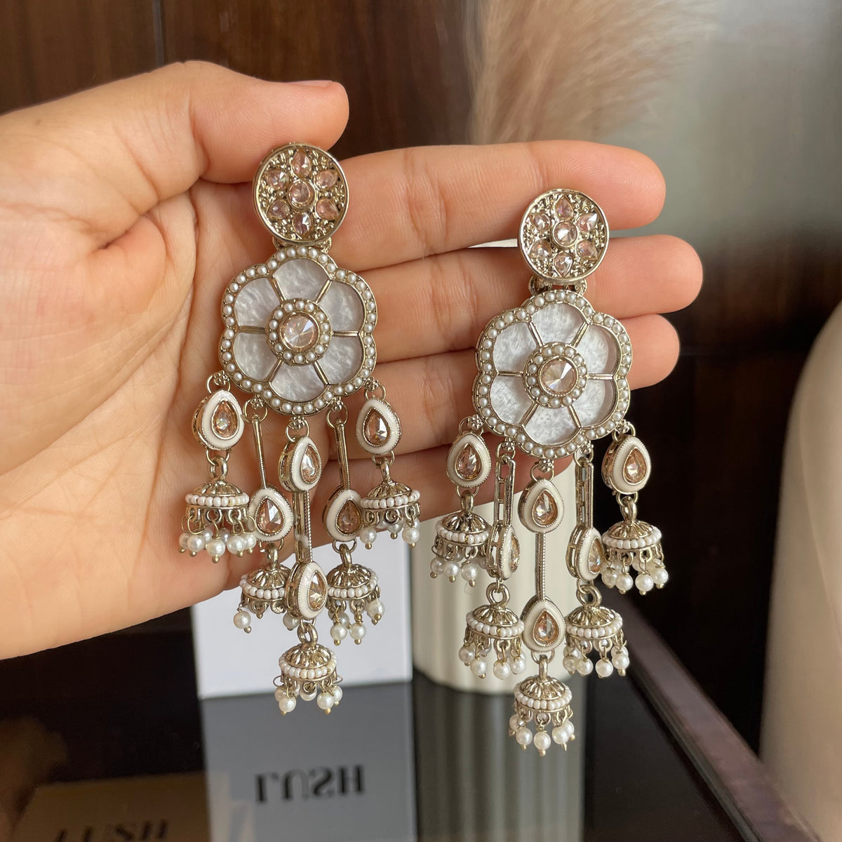 Gul Jhumka Chandeliers