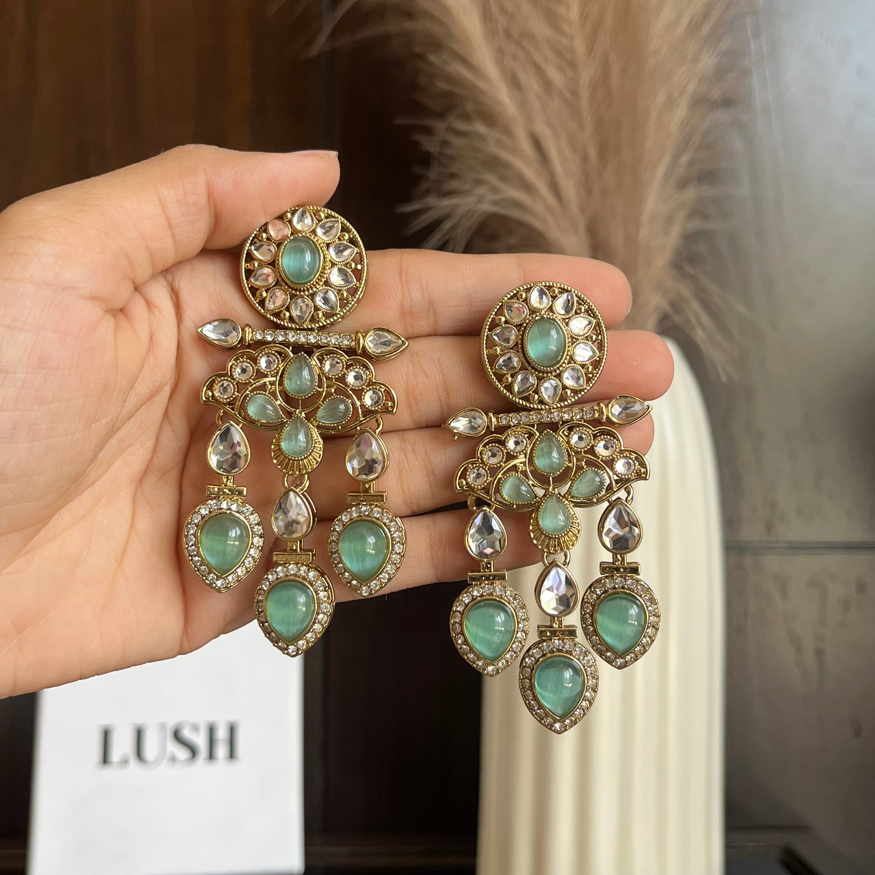 The Amara Kundan Danglers
