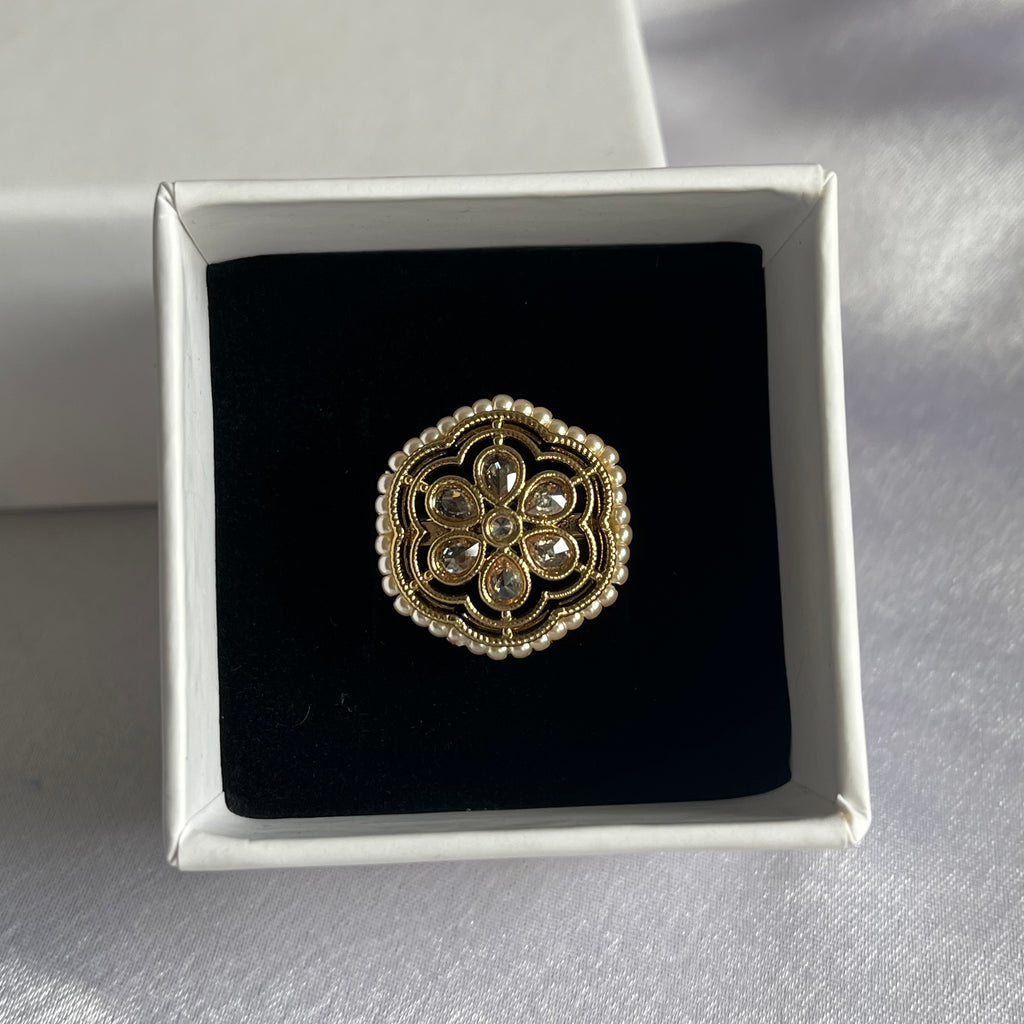 Pearl Blossom Ring