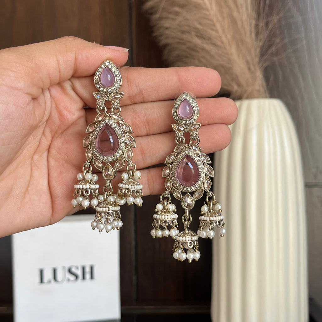 Pearl Jhumka Earrings