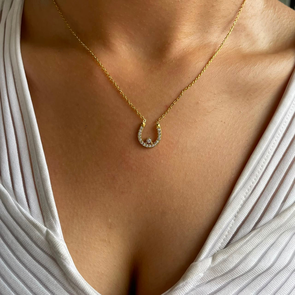 Lucky Horseshoe Necklace