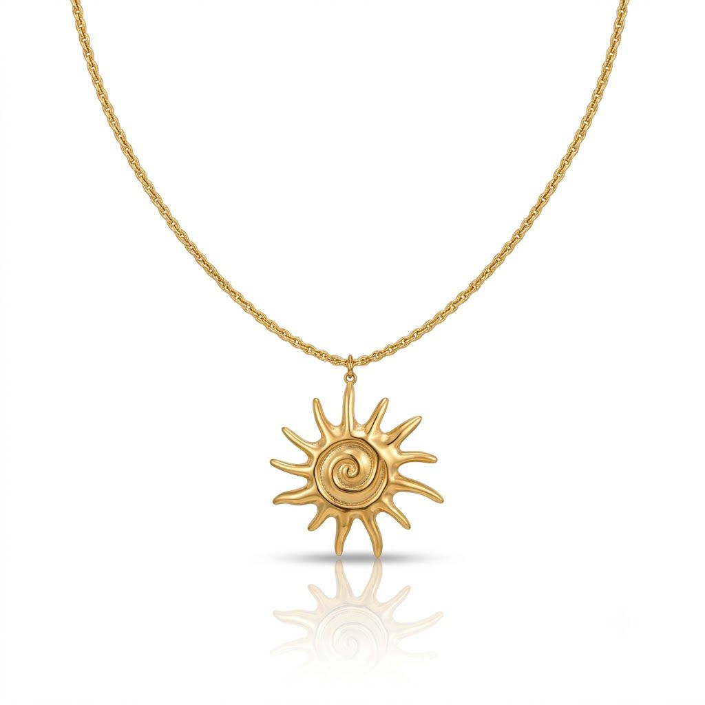 Sunburst Pendant Necklace