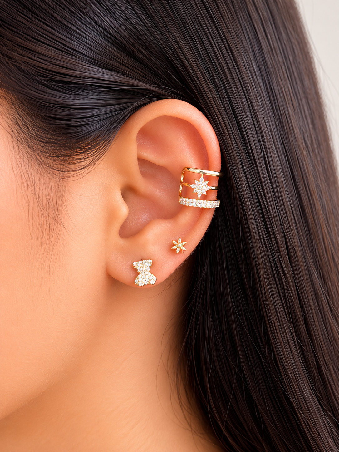 Celestial Radiance Ear Cuff