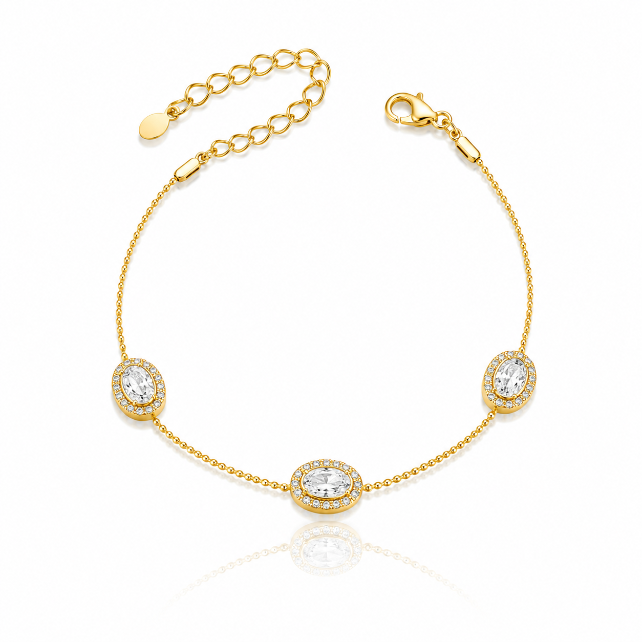 Crystal Halo Bracelet