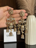 Meenakari Pankh Jhumkas