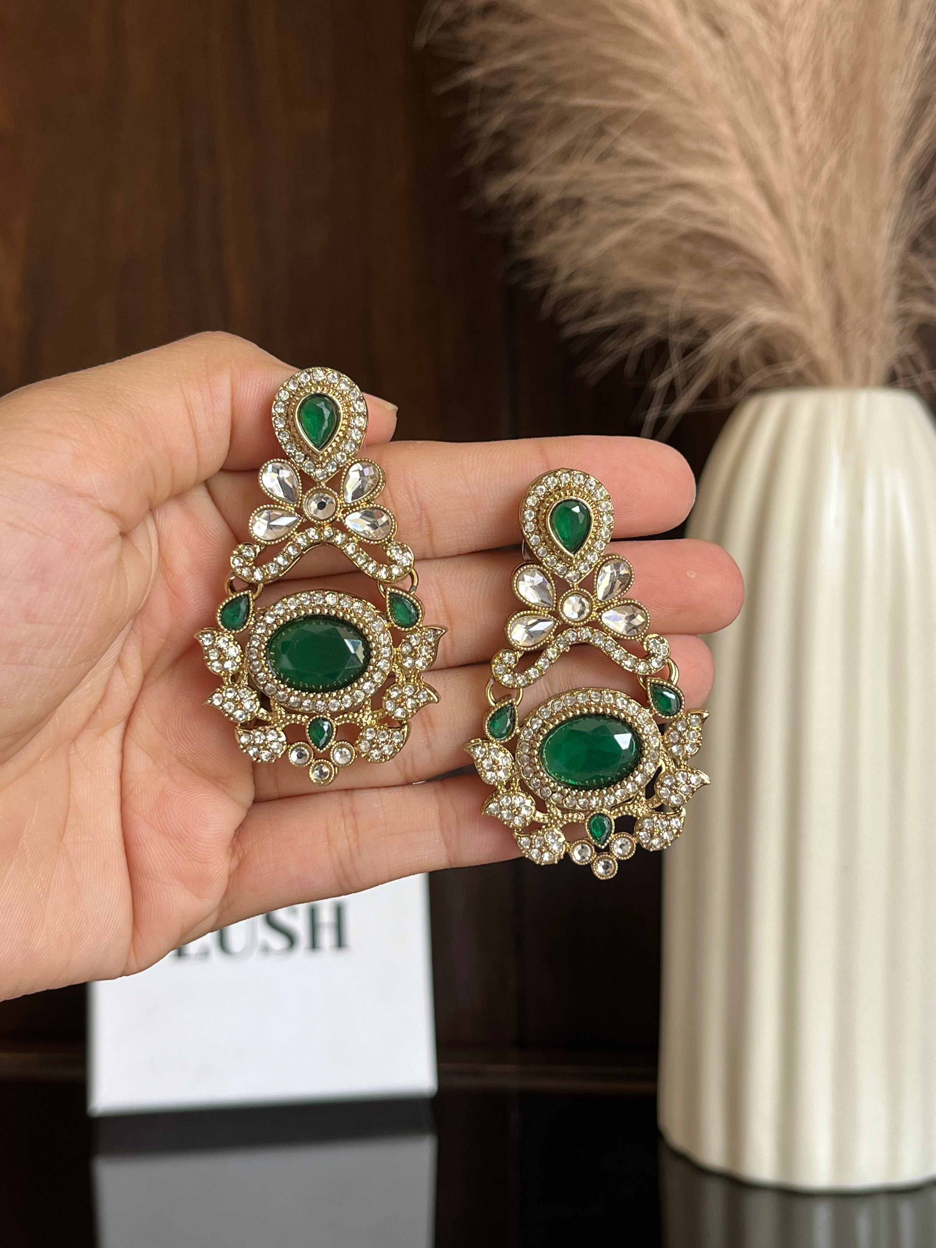 Aanya Kundan Drop Earrings