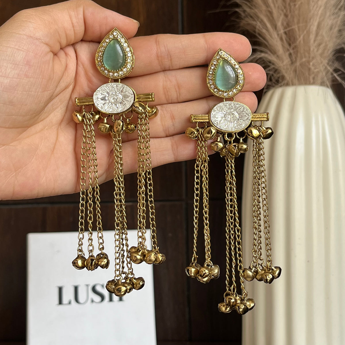 Boho-Ethnic Tassel Earrings