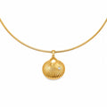 Scalloped Seashell Pendant