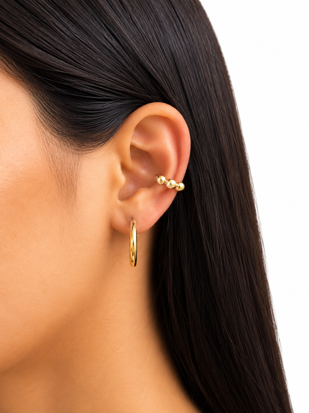 Golden Trio Ear Cuff