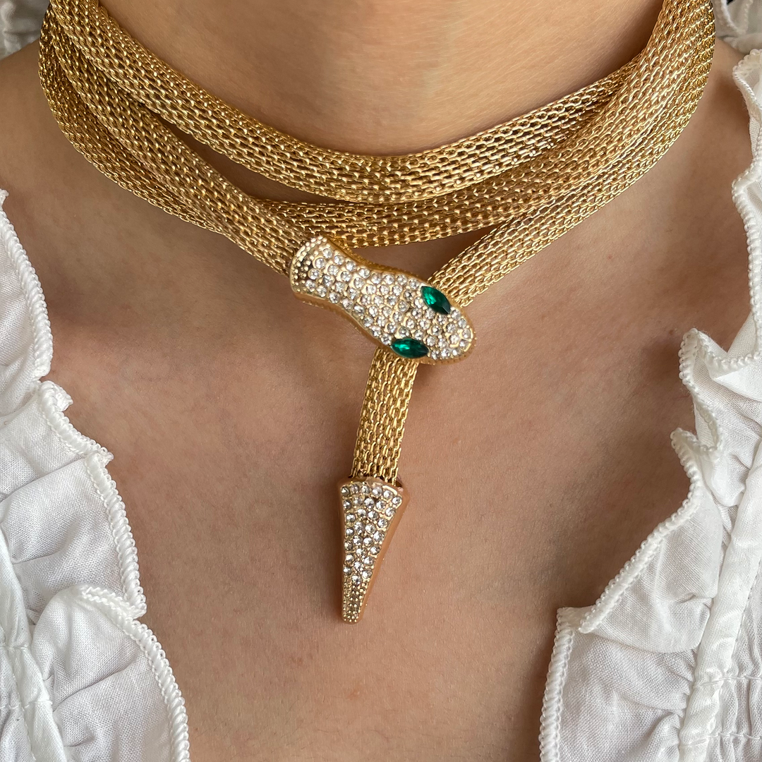Snake Mesh Choker